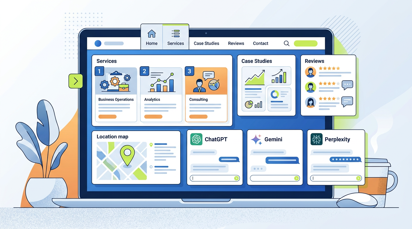 How to Optimise a Service Business Website for AI Search