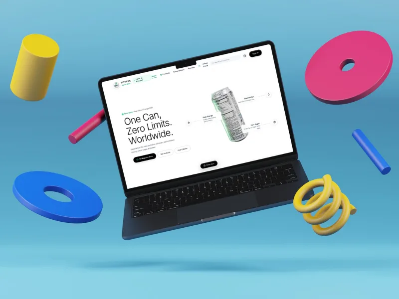 Fitness Juice Bar — Premium Landing Page