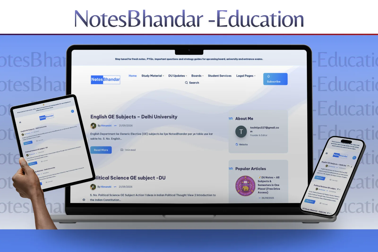 NotesBhandar —Educational